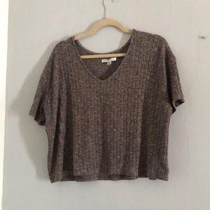 American Eagle Grey Knit Top